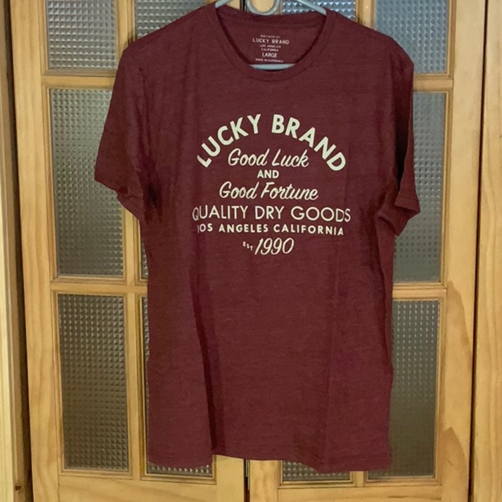 Lucky Brand Red T-Shirt